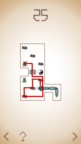 蛇它虫第25关如何通关?第25关通关流程图文分享