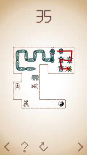 蛇它虫第35关如何通关?第35关通关流程图文分享