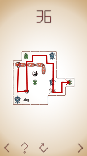蛇它虫第36关如何通关?第36关通关流程图文分享