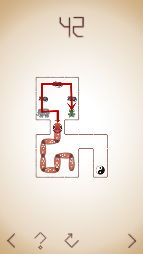 蛇它虫第42关如何通关?第42关通关流程图文分享