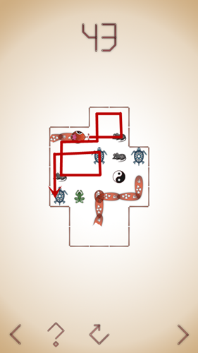 蛇它虫第43关如何通关?第43关通关流程图文分享