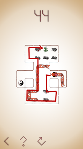 蛇它虫第44关如何通关?第44关通关流程图文分享