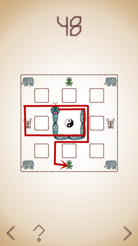 蛇它虫第48关如何通关?第48关通关流程图文分享