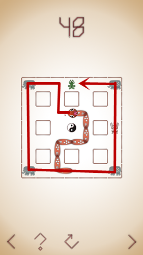 蛇它虫第48关如何通关?第48关通关流程图文分享