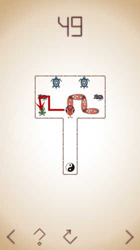 蛇它虫第49关如何通关?第49关通关流程图文分享