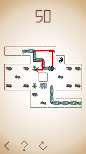 蛇它虫第50关如何通关?第50关通关流程图文分享