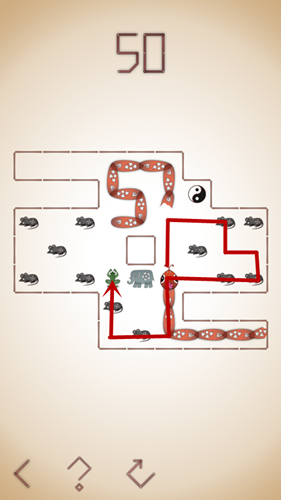 蛇它虫第50关如何通关?第50关通关流程图文分享