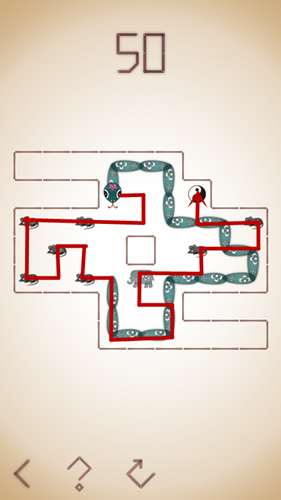 蛇它虫第50关如何通关?第50关通关流程图文分享