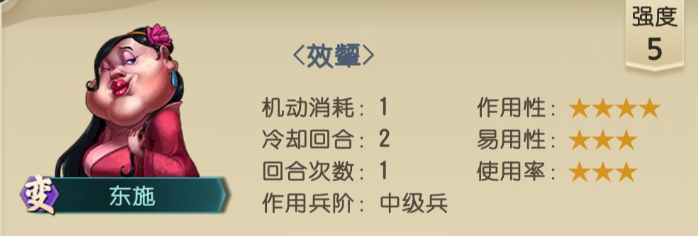 战国策群雄东施属性好吗？东施属性及用法介绍