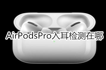AirPodsPro怎么找到入耳检测？打开入耳检测步骤一览