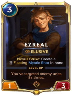 LOR伊泽瑞尔卡牌怎么样？伊泽瑞尔卡牌属性及用法介绍