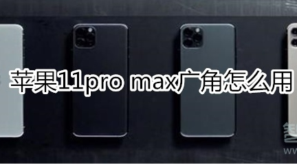 苹果11pro max广角模式怎么打开？广角使用方法一览