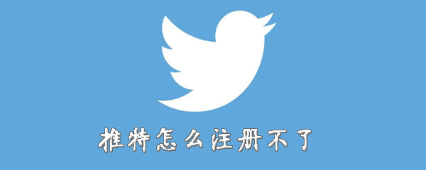 推特注册不了怎么回事？推特不能注册处理方法介绍