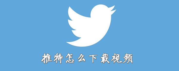 推特怎么保存视频？下载视频流程介绍