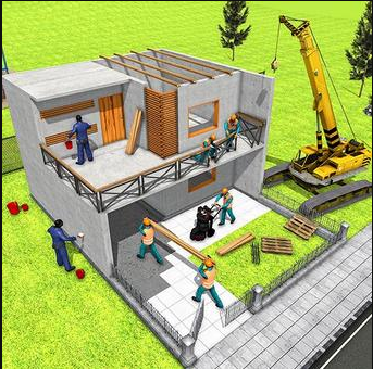 现代家居设计和房屋建筑游戏