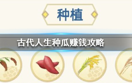 古代人生种瓜怎么赚钱？