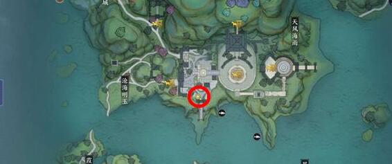 天涯明月刀移花拍照位置在什么地方？